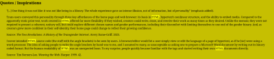 A screenshot with quotes from the HTML Day website.